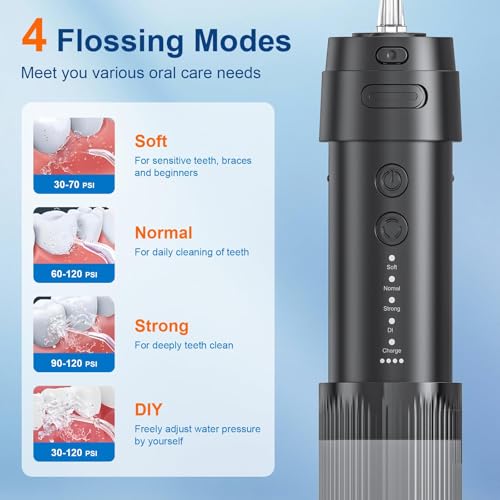 Device showing four modes and DIY 30-120 psi