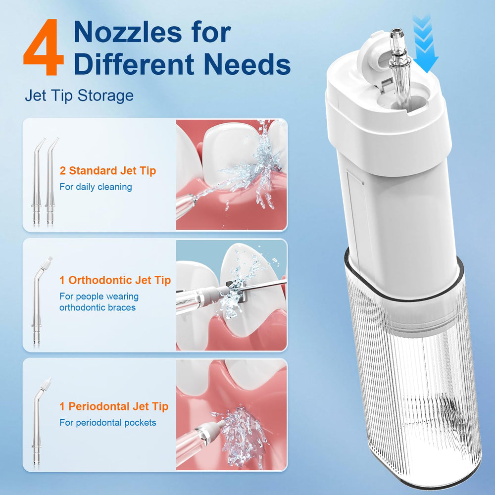 IPX7 waterproof GOLDANT portable water flosser