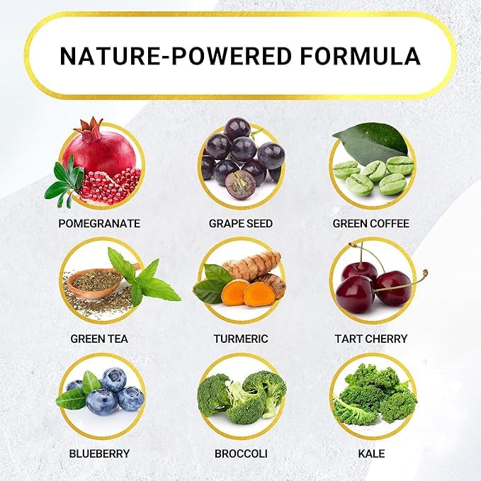 Golden After 50 NitrolFlo-9 grape seed extract detail supports healthy circulation