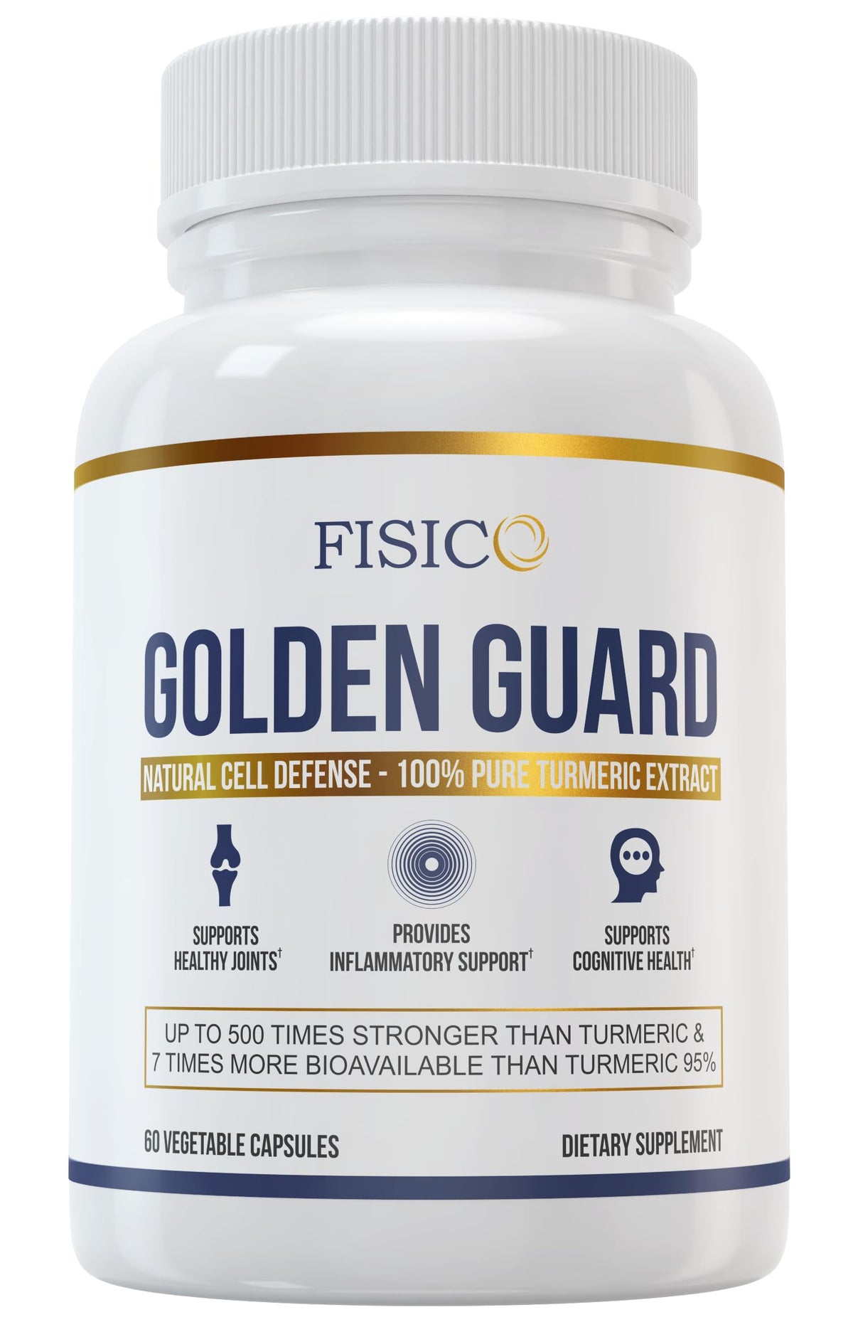 Golden Guard Fisico Turmeric Extract bottle label