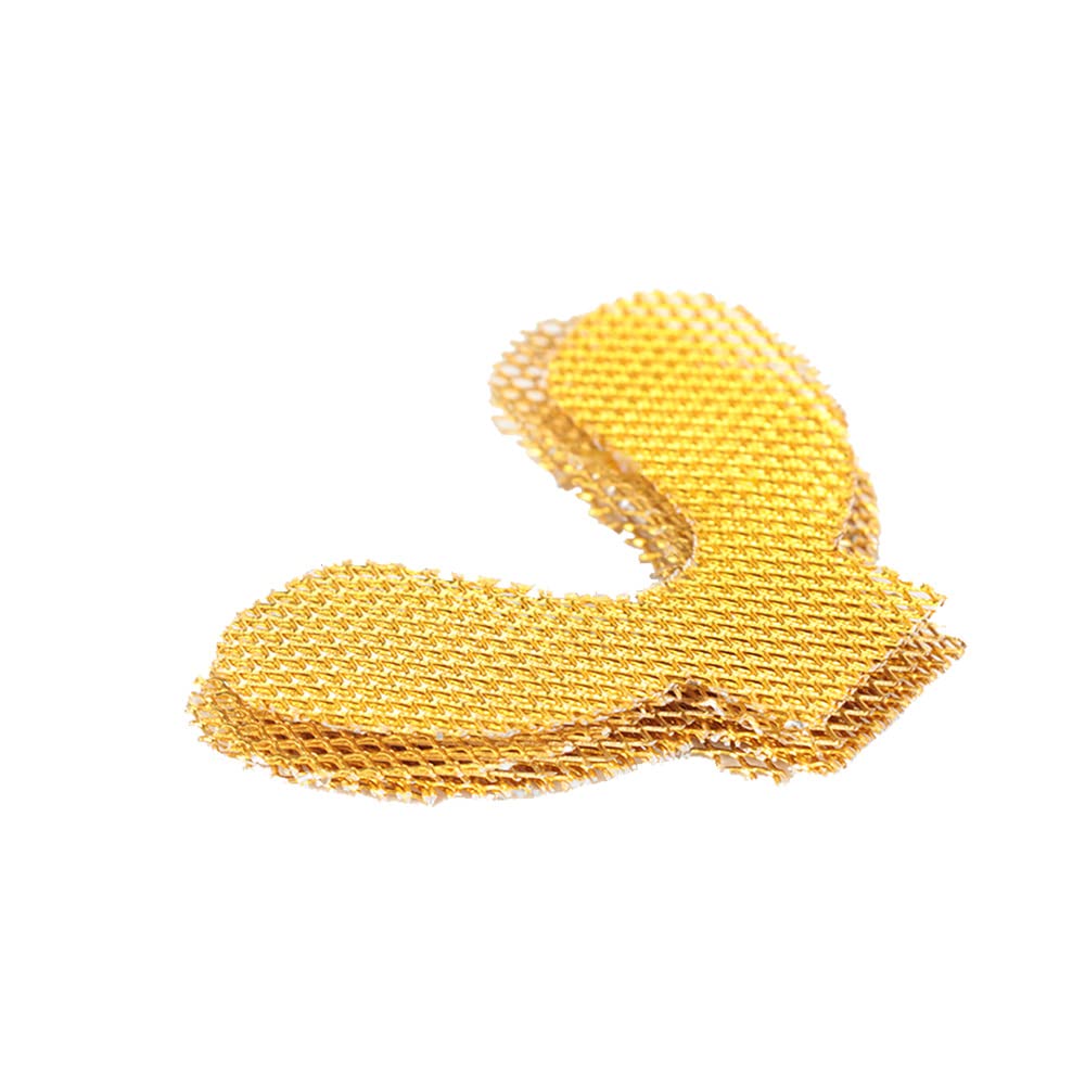 Golden metal palatal reinforcement mesh lower for acrylic partial denture