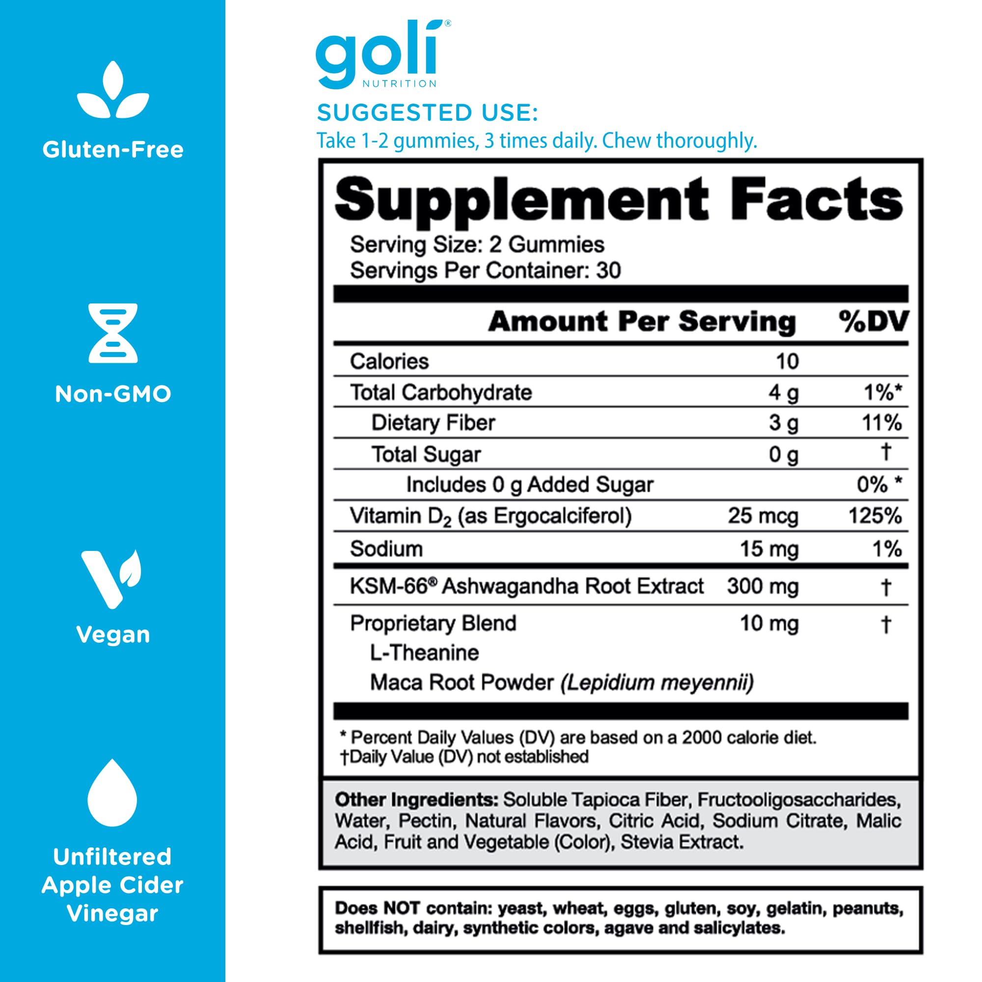 Goli Berry flavor gummies closeup highlighting tasty, sugar-free appeal.