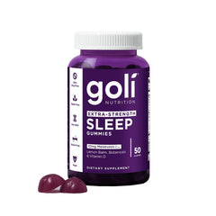 Goli Extra-Strength Sleep Gummies bottle front – 50 count