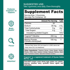 Goli Matcha Mind Gummies packaging carton