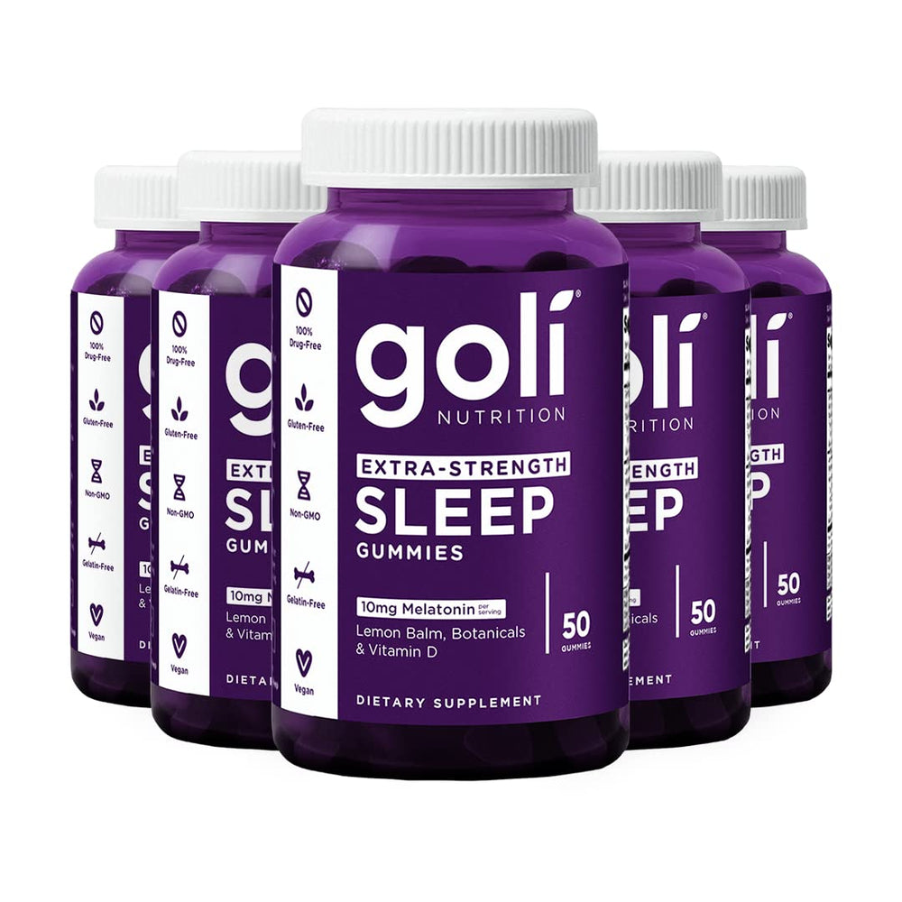 Goli Extra-Strength Sleep Gummies bottle front 250-count