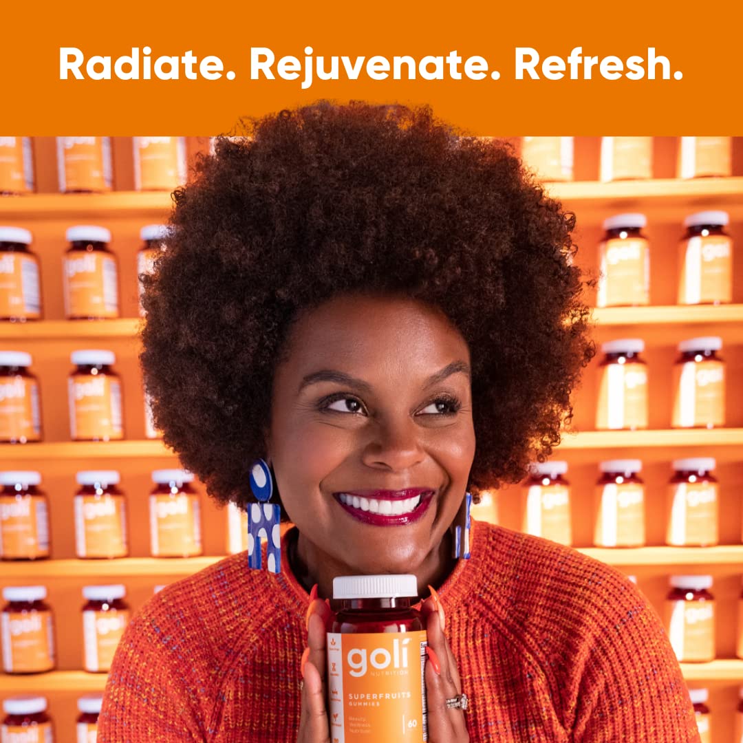 Goli Superfruits Gummies promoting immune health and skin elasticity