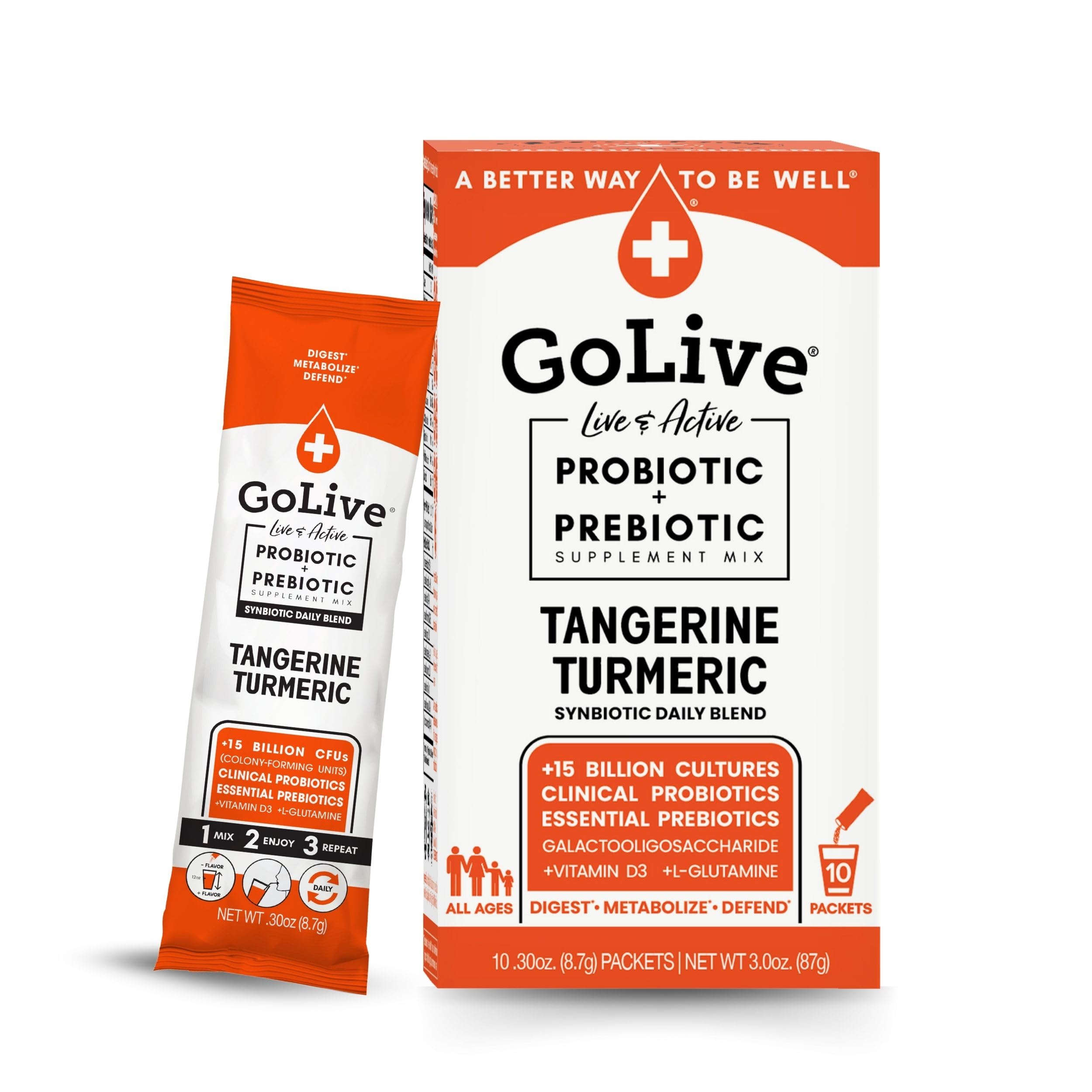 Foil-sealed GoLive packaging protecting probiotic culture