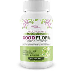 Bottle of Good Flora Probiotics Candida Cleanse
