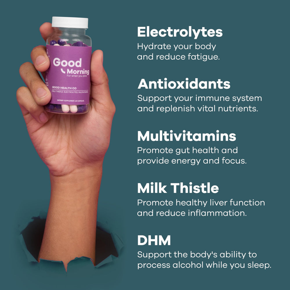 Electrolytes and multivitamins for hydration and energy