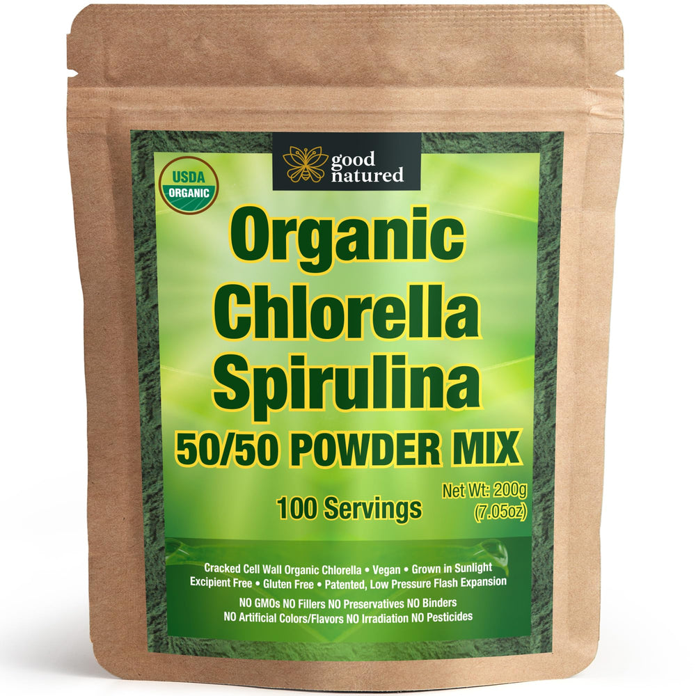 Non-GMO and vegan badges on Good Natured product packaging