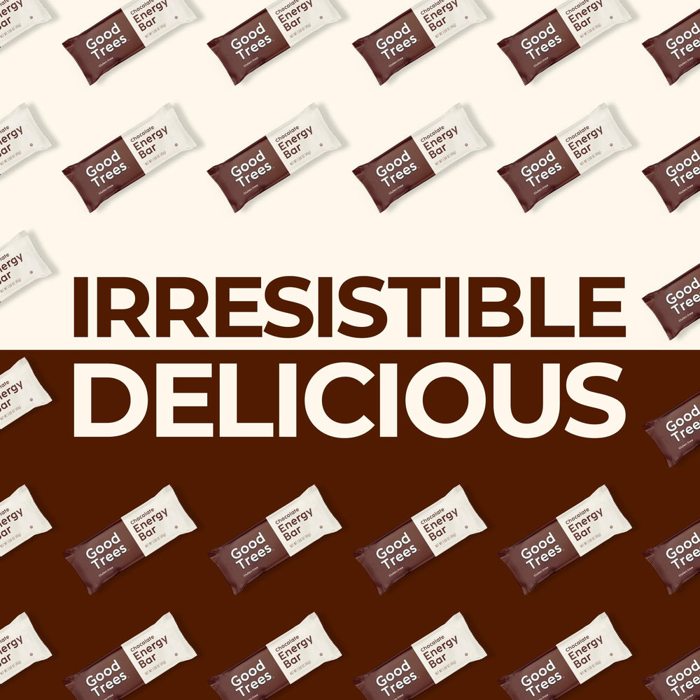 Good Trees 16-Bar Box communicates shareable gluten-free fuel for workouts and travel