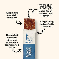 Organic honey and ingredients from Good Trees Original Flavor provide natural sweetness and steady energy