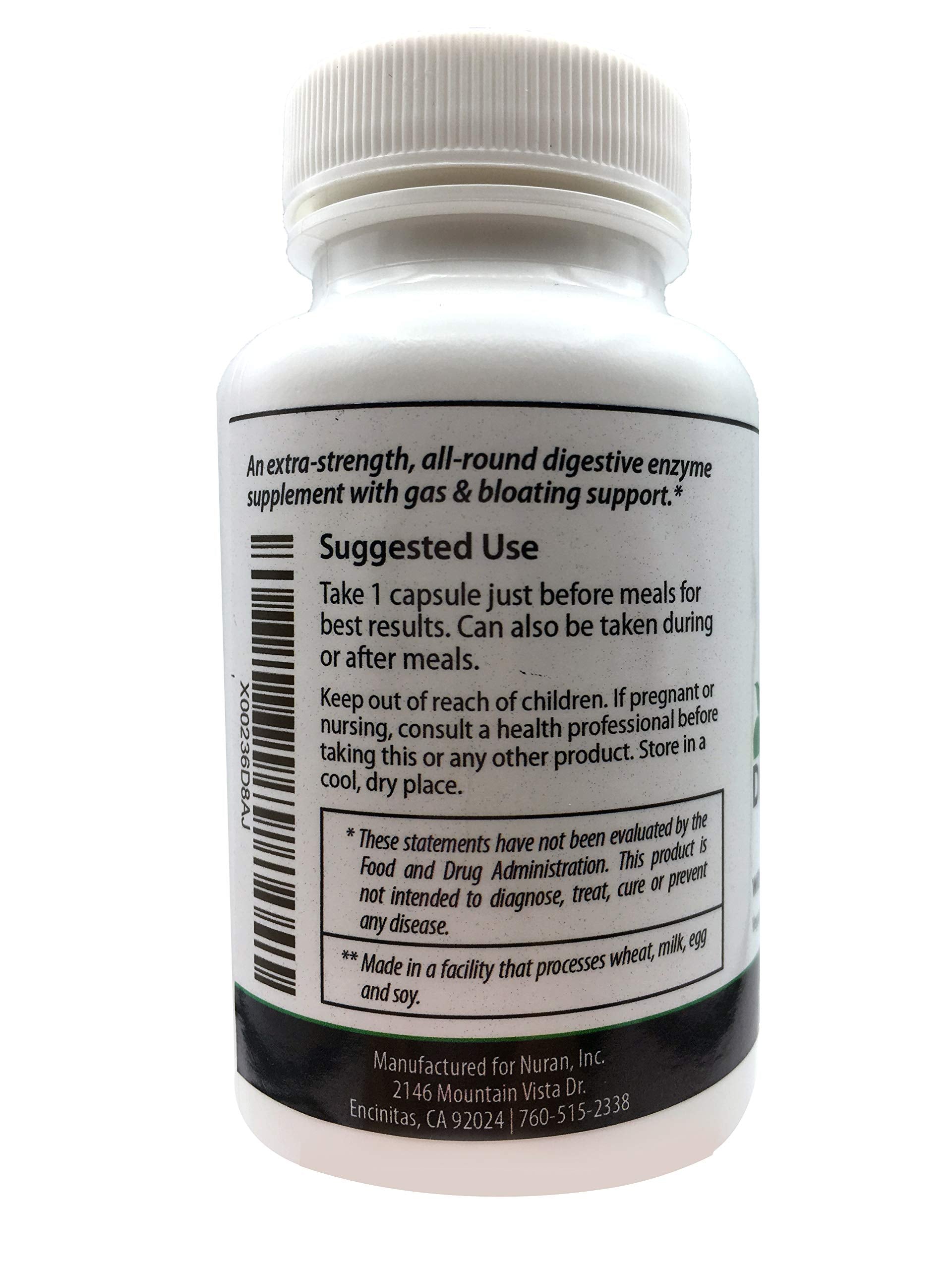 Alpha galactosidase enzyme for bloating relief