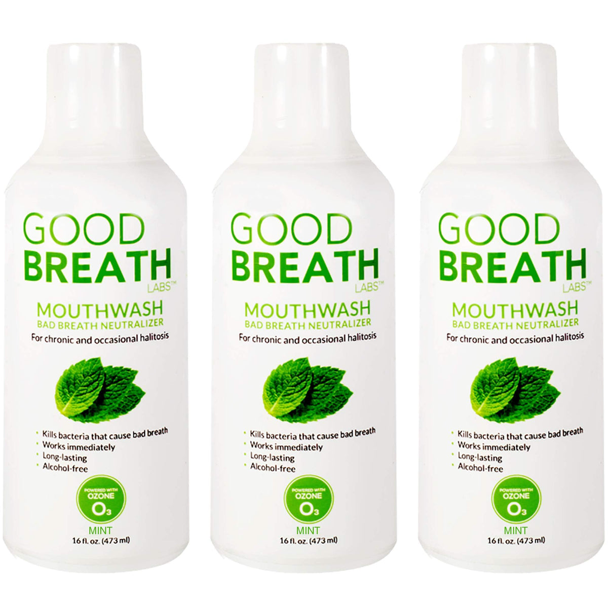 Goodbreath Mint Mouthwash bottle front view