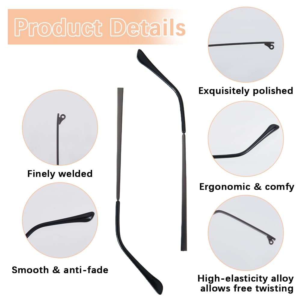 DIY glasses replacement kit with screwdriver and washers