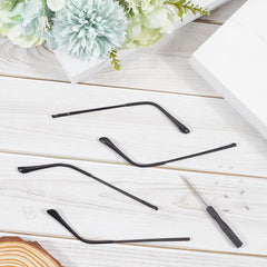 Eyewear repair kit tools: screwdriver, screws and washers