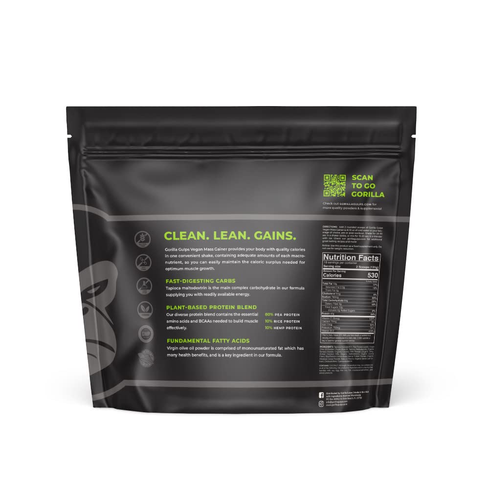 Plant-based protein blend: pea, rice, and hemp