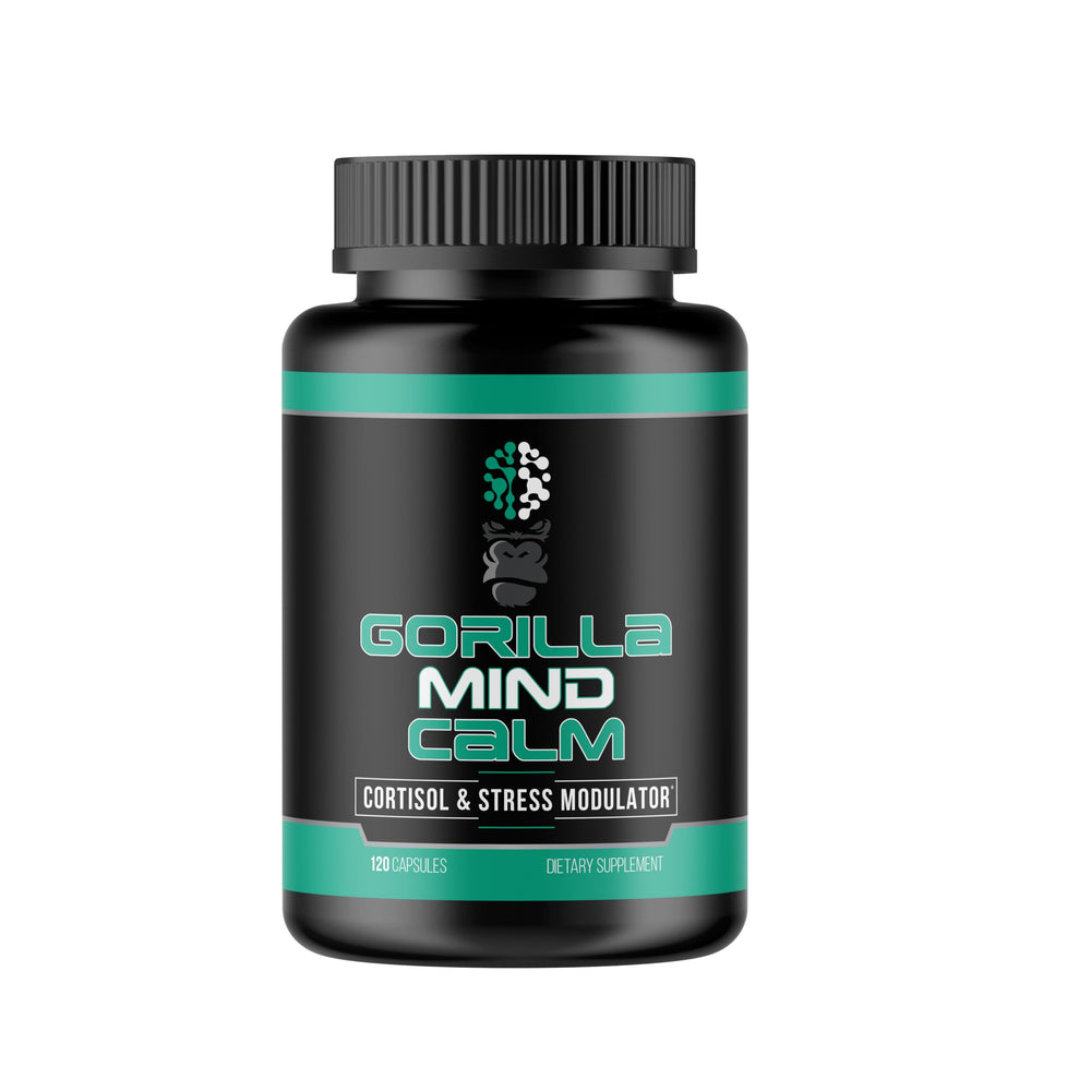 Gorilla Mind Calm bottle with 120 capsules