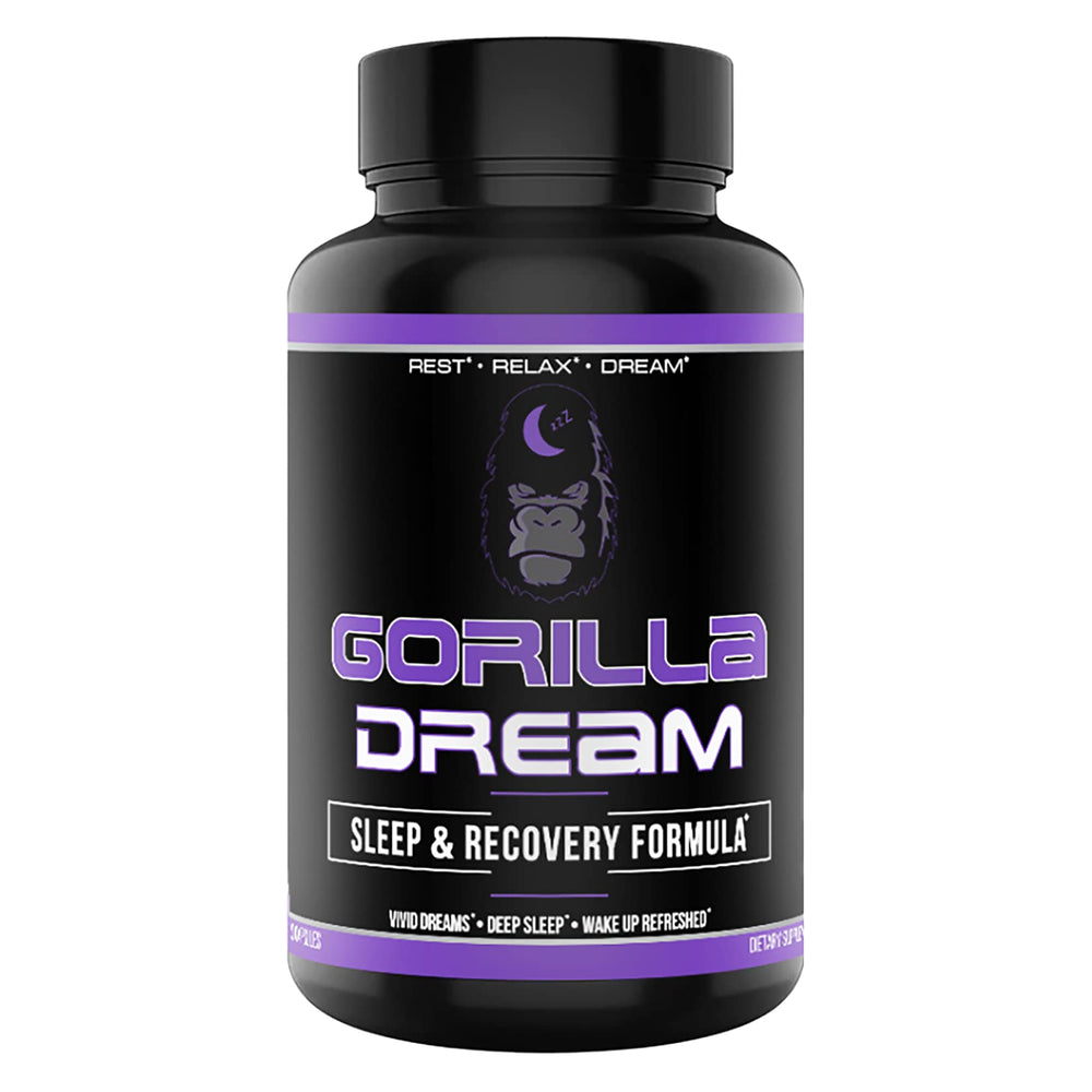 Gorilla Mind Dream Sleep Supplement bottle (120 capsules) – hero image