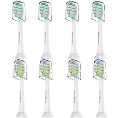 GottaShine Philips Sonicare Click-On replacement heads white 8-pack packaging front