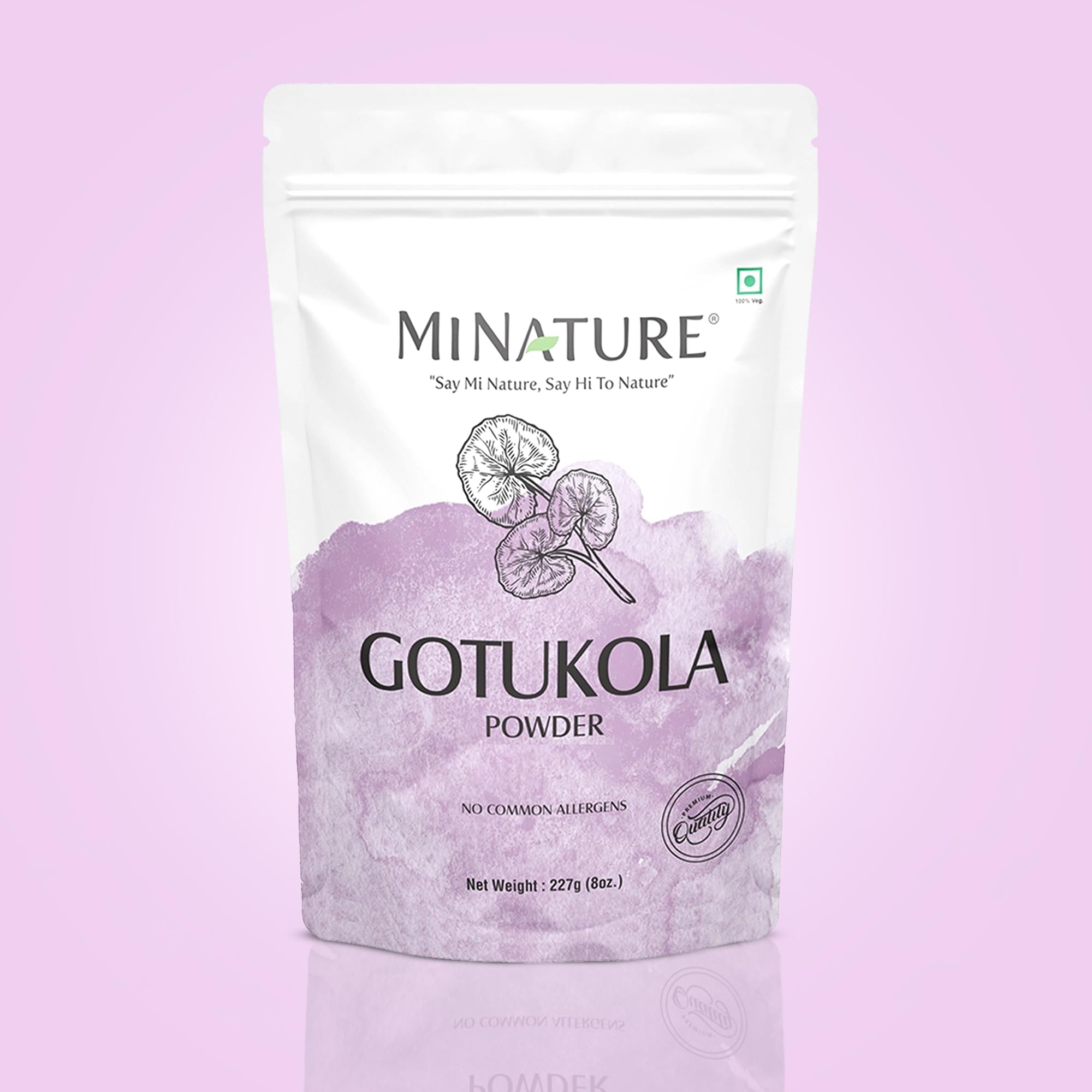 Close-up of Gotu Kola leaves (Centella asiatica)