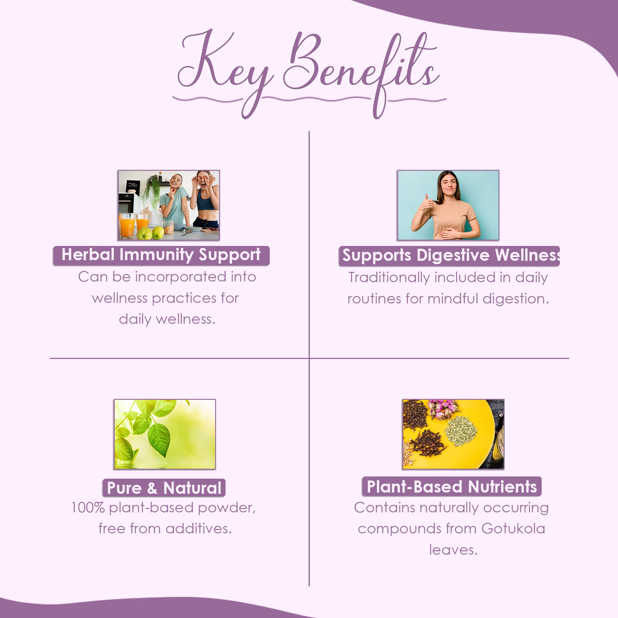 Gotu Kola powder blended into a smoothie