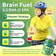 Omega-3 gummies with turmeric and MSM for mobility