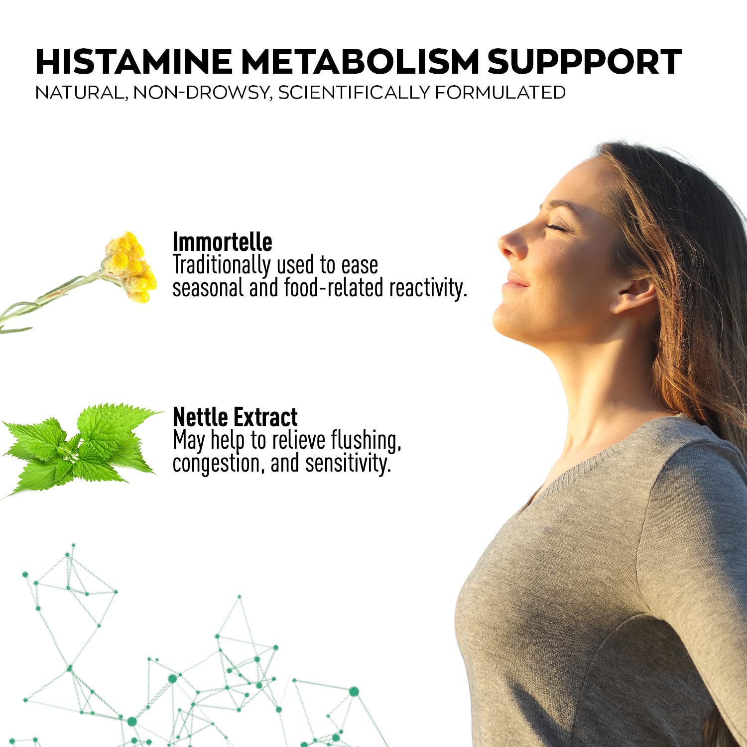 Granions Histamine Balance Complex vegan ingredients