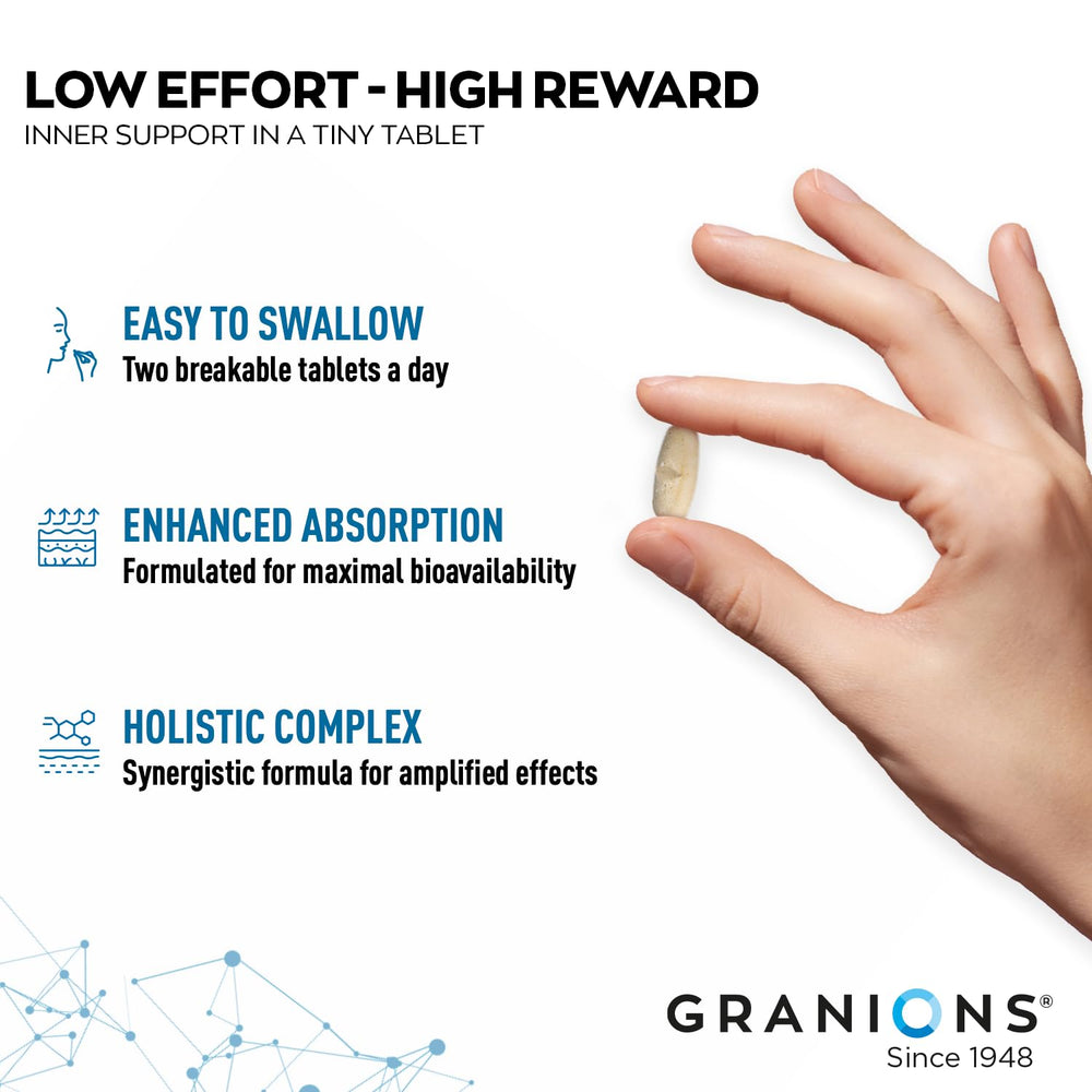 Pro aging hyaluronic acid and marine collagen formula by Granions