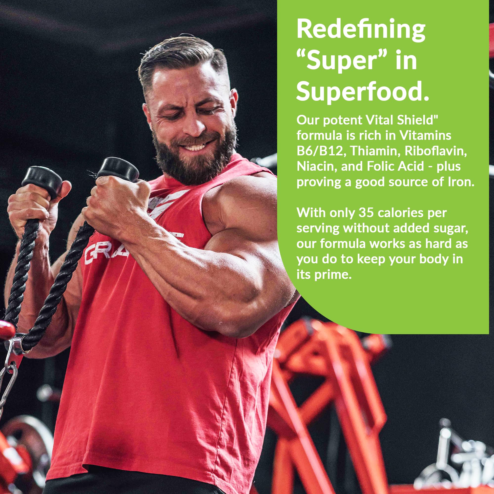 Prebiotic fiber, psyllium, barley, enzymes, and probiotics in greens blend