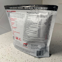 Granite GX label closeup emphasizes L-Citrulline and Teacrine benefits