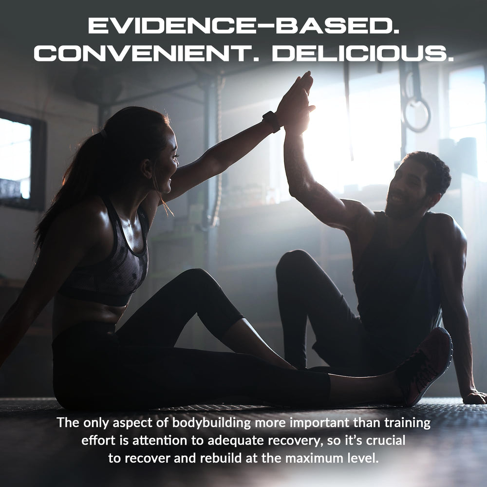 Granite Supplements Recovery Intra blend image shows amino acids and cluster dextrin for stamina.