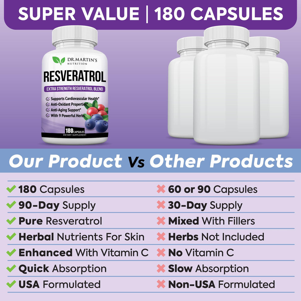 Grape seed acai blueberry and pomegranate components