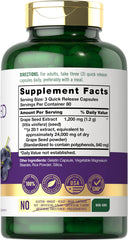 Label showing 24,000 mg equivalent per serving