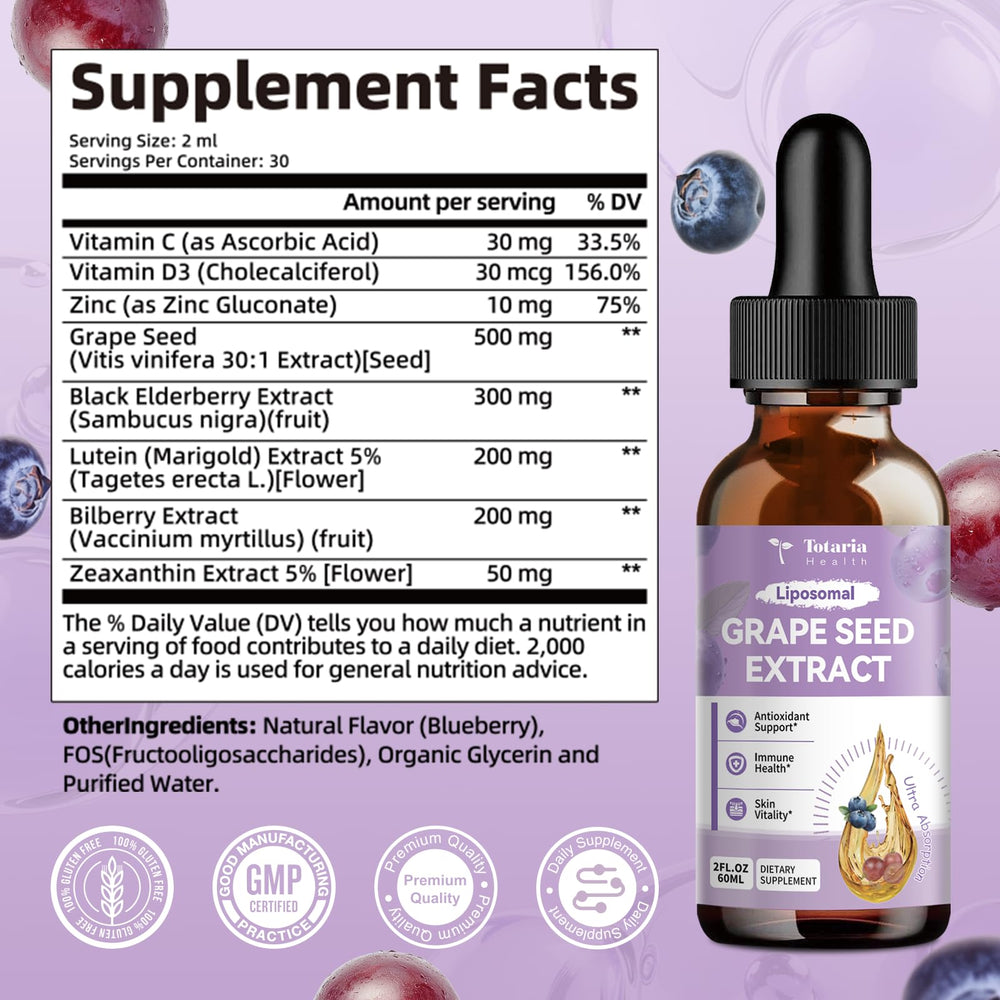 2 fluid ounce bottle shown with non-GMO claim