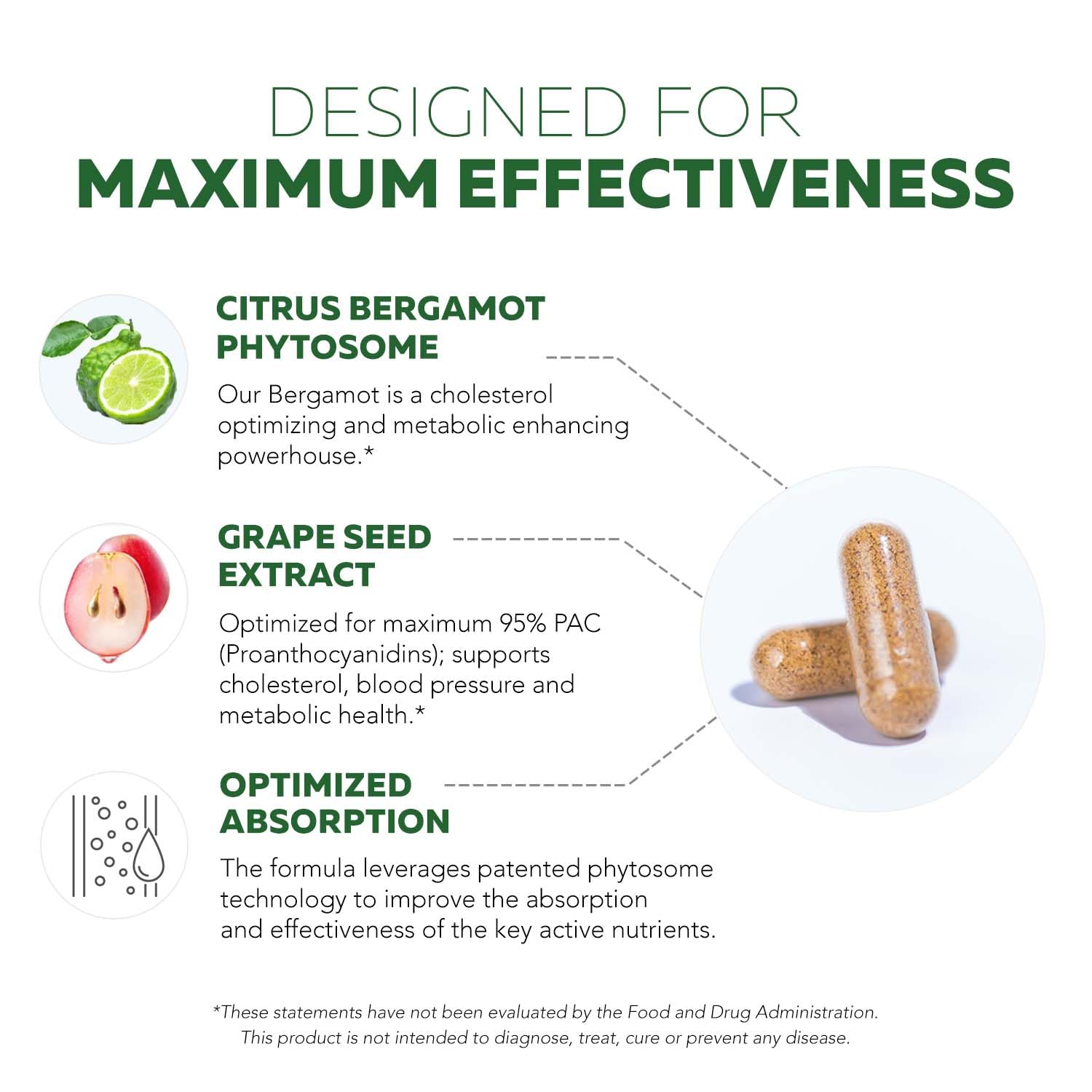 Grape Seed Extract Enovita PACs 95% for cholesterol support