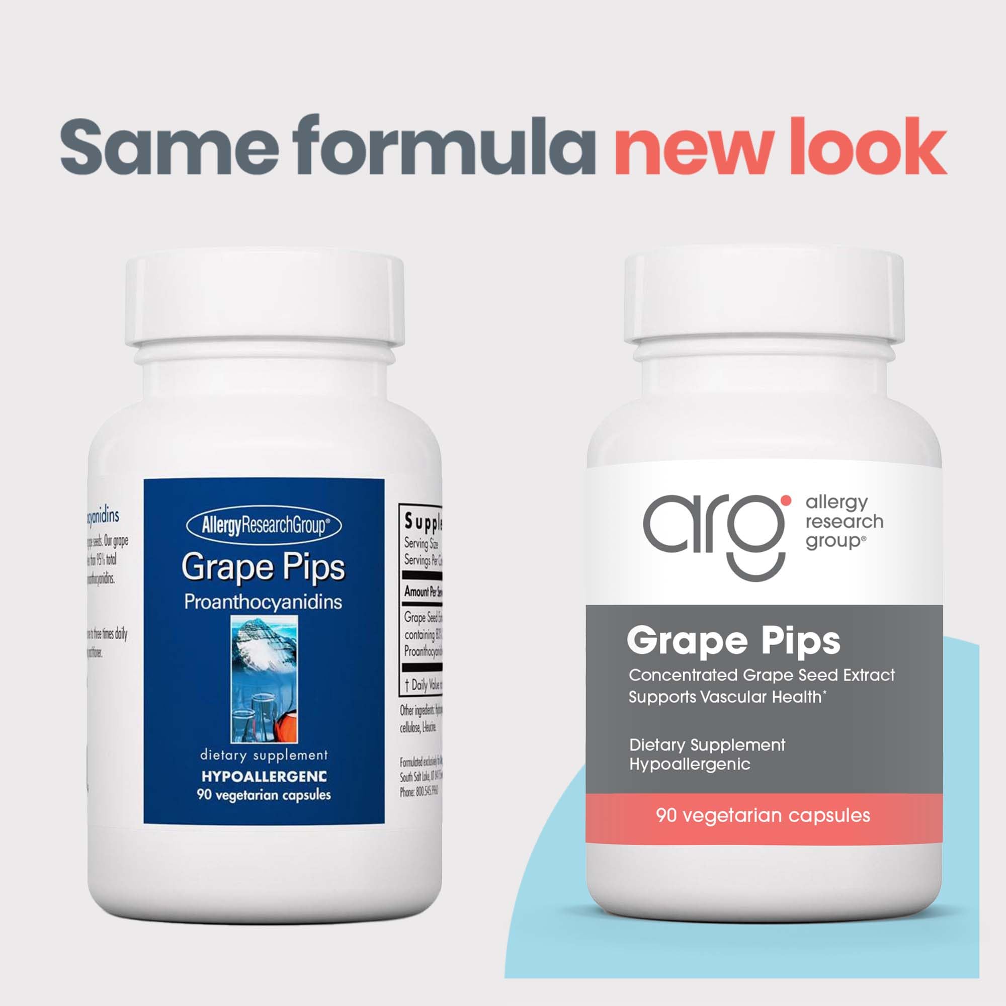 Close-up of grape seed extract capsules with proanthocyanidins and polyphenols