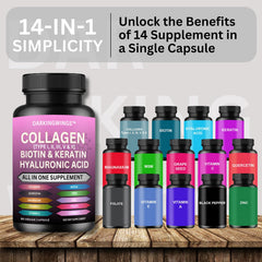 Grape Seed Extract and Quercetin in a 14-in-1 beauty formula