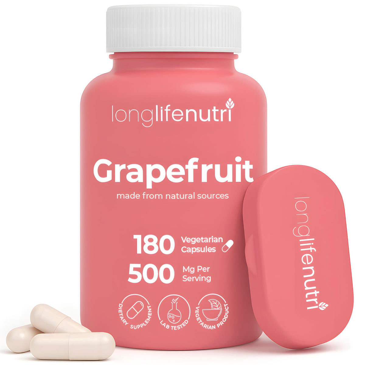 Grapefruit seed extract 500mg bottle
