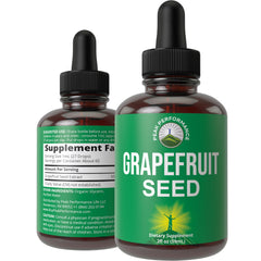 Peak Performance Grapefruit Seed Extract Liquid Drops packaging