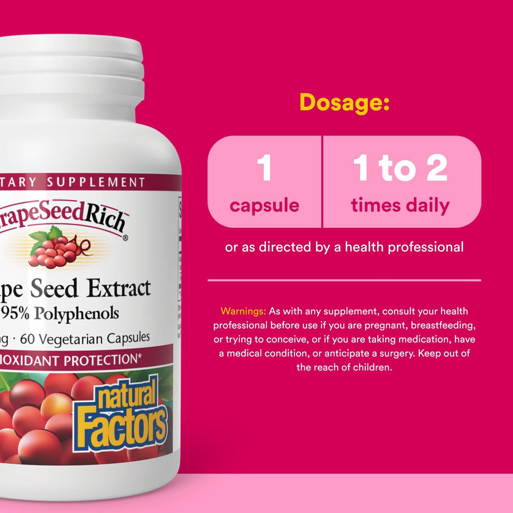 GrapeSeedRich bottle front view