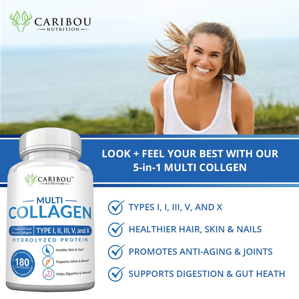 Grass-fed beef collagen capsules bottle