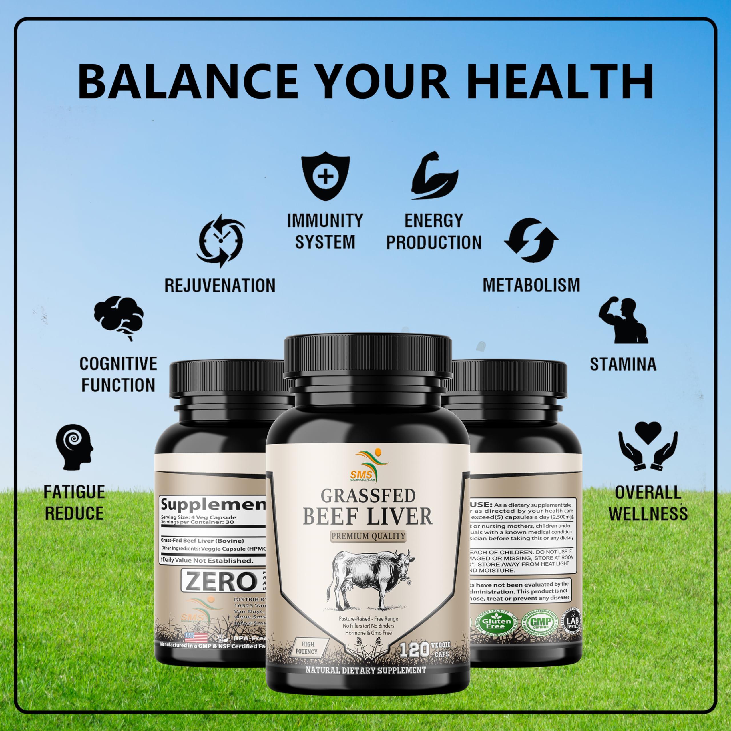 Pasture-raised cattle grazing in a field