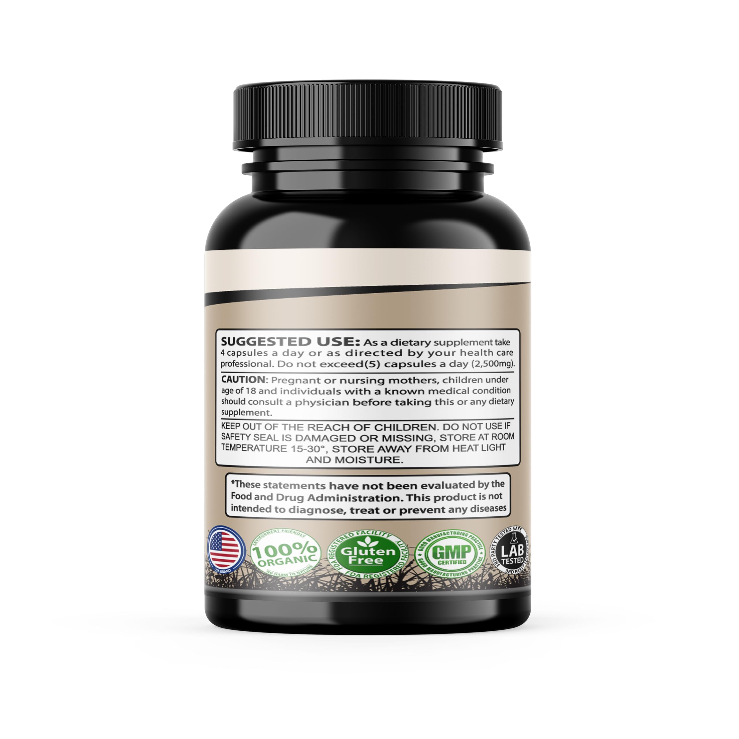 Wellness and energy concept with capsules and natural light