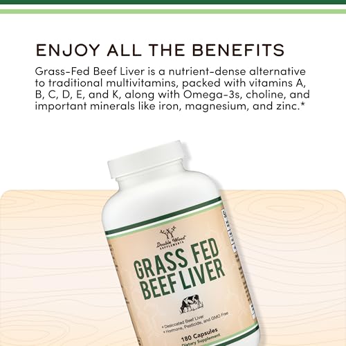 Grass-fed beef liver ingredients and sourcing