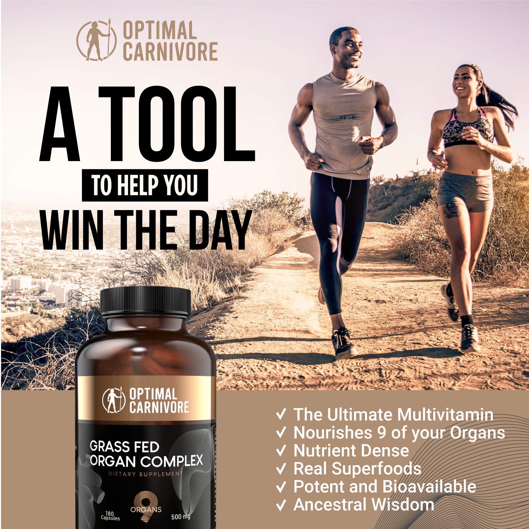 Grass-fed beef thymus organ supplement