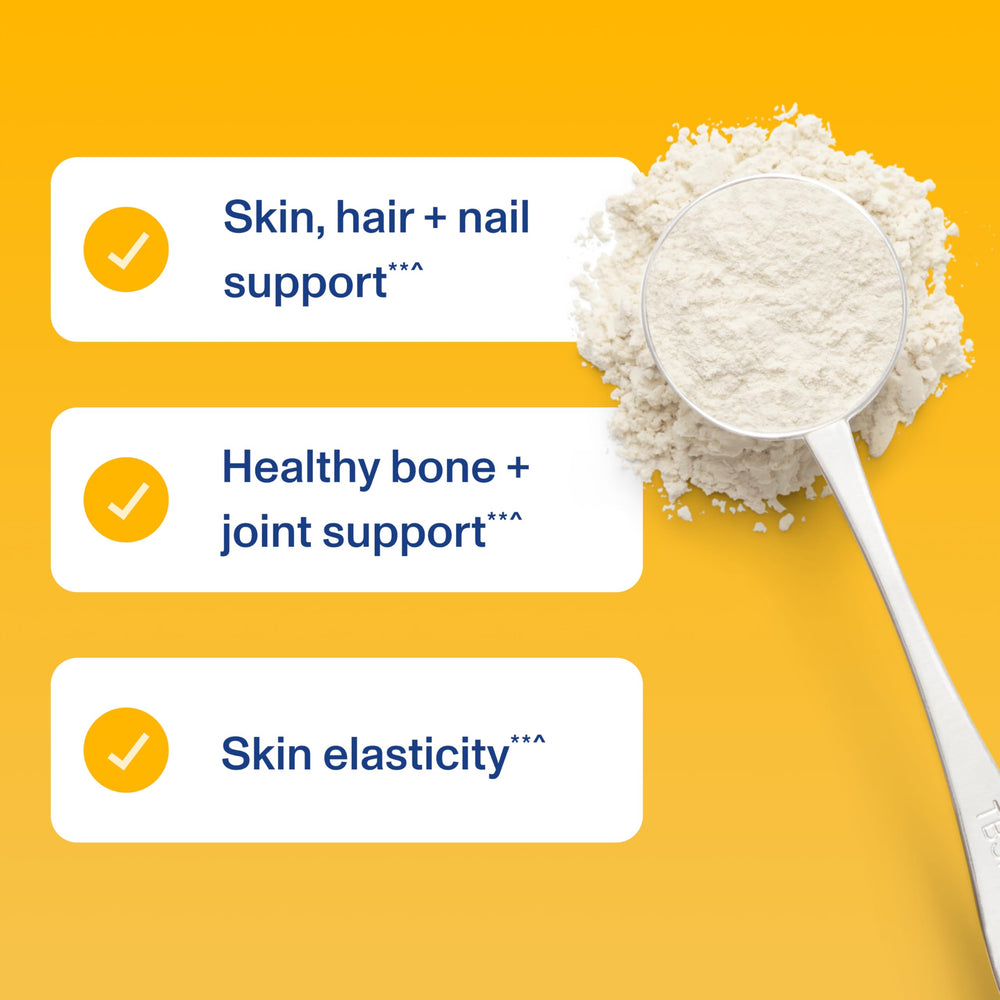 Grass-fed bovine collagen source illustration