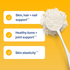 Grass-fed bovine collagen source illustration