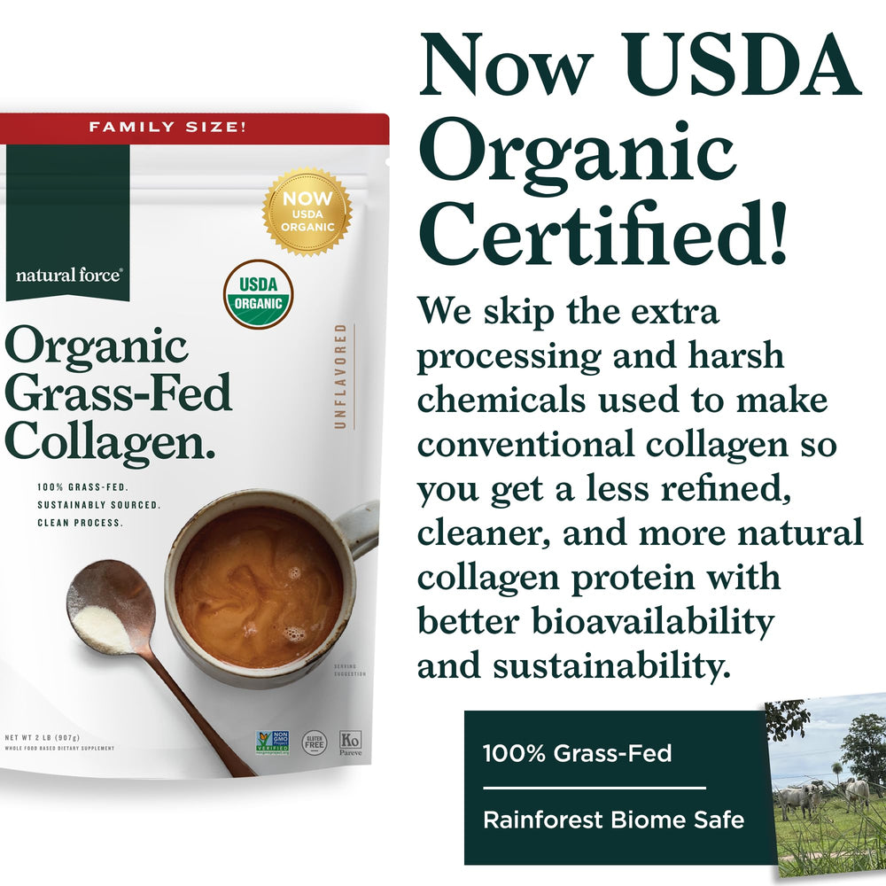 Hydrolyzed grass-fed bovine collagen Type I and III