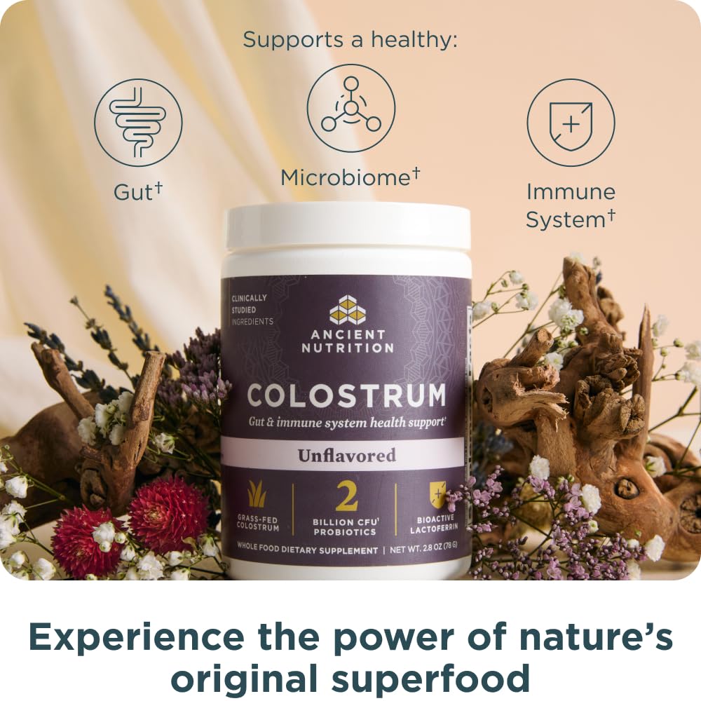 Grass-fed bovine colostrum sourced in the USA